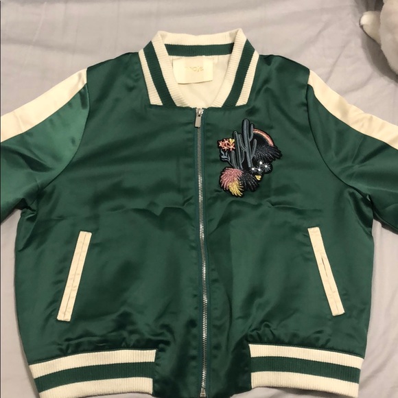 maje green jacket